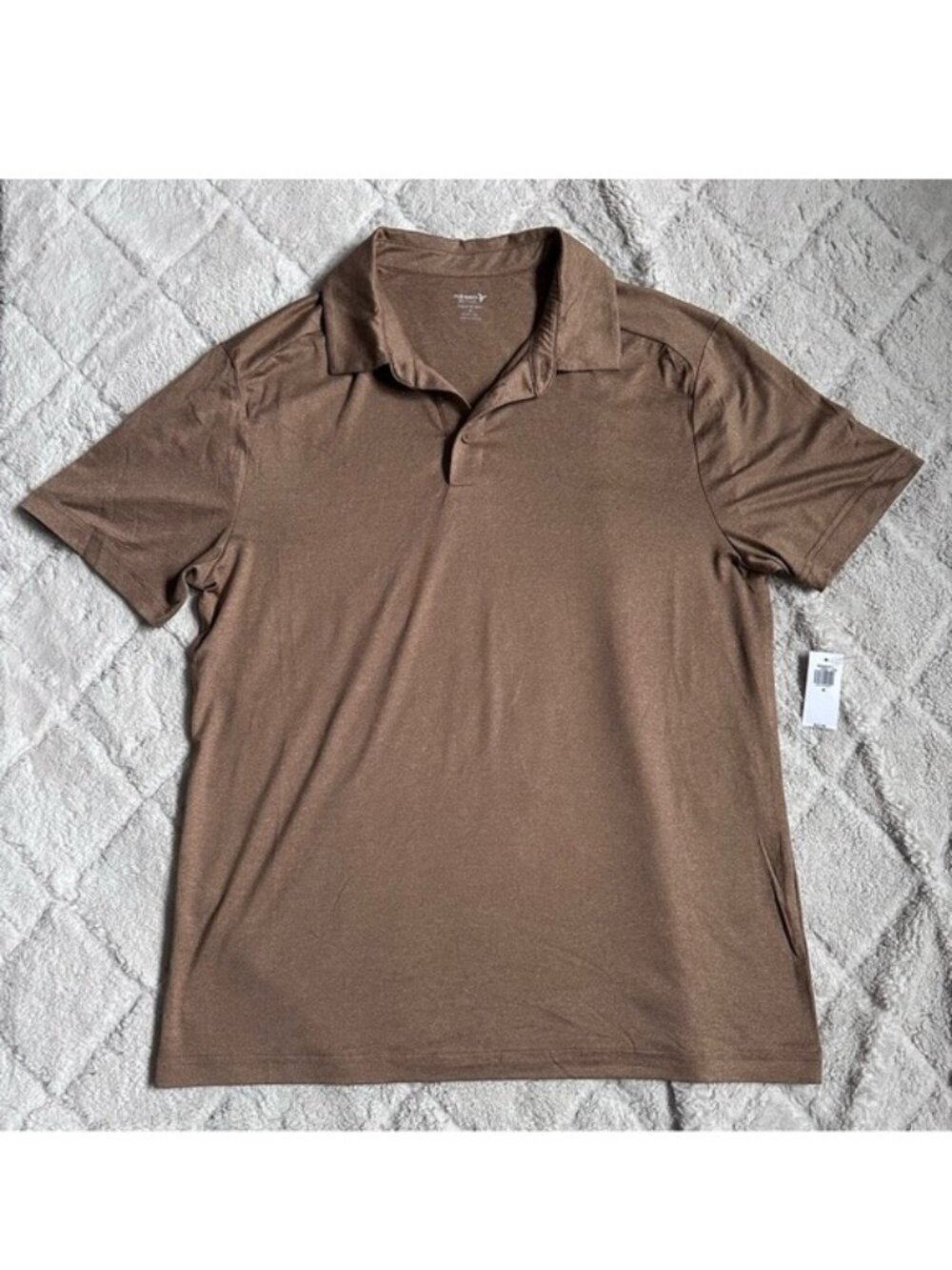 Old Navy | Tan Cloud94 Soft Men's Polo T Shirt | Size Medium